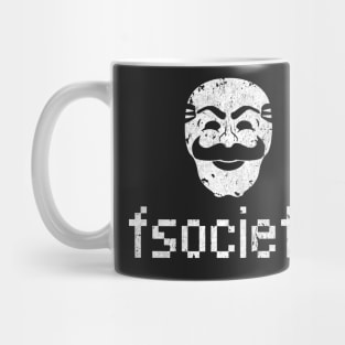 fsociety pixel - Vintage Mug